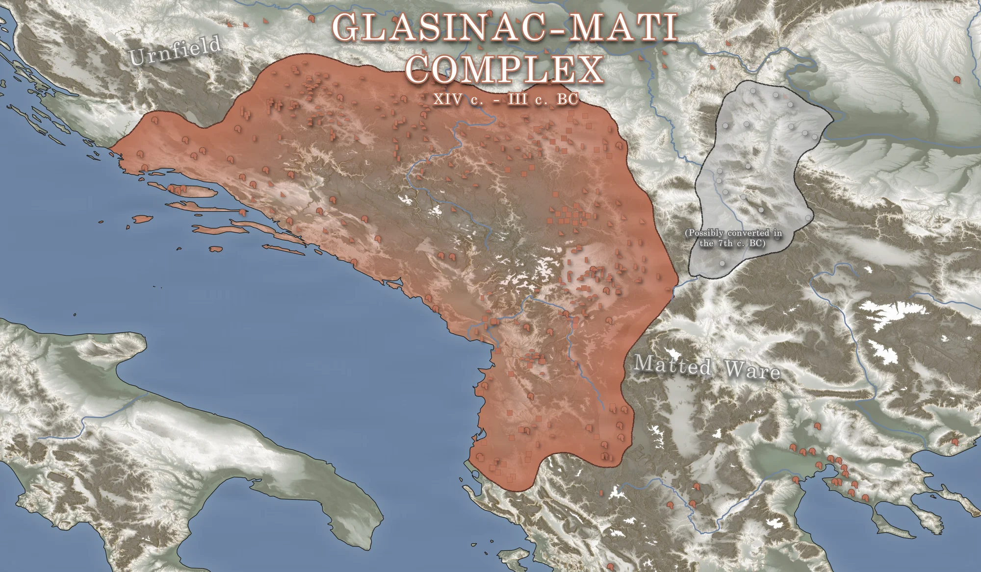 Glasinac–Mati Complex | Maptism: Archaeological Culture Maps