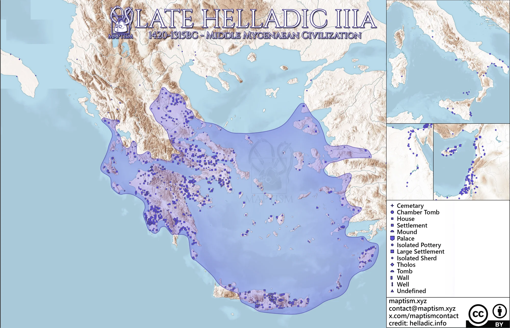 The Mycenaean Civilization and Greek Dark Ages | Maptism ...